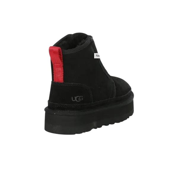 Ugg. women's Neumel Platform Zip black Suede size us11 EU 42 - Picture 2 of 5
